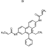 CAS 登录号：480438-67-3， 3,8-二(丙烯酰氨基)-5-乙基-6-苯基菲啶鎓溴化物