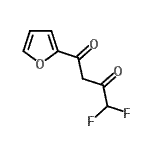 CAS 登录号：480438-97-9， 4,4-二氟-1-(2-呋喃基)-1,3-丁烷二酮