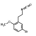 CAS#: 480439-04-1, 4-Bromo-2-(2-Isocyanatoethyl)-1-Methoxybenzene