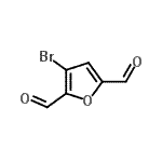 CAS#: 4805-99-6, 3-Bromo-2,5-Furandicarbaldehyde