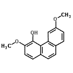 CAS 登录号：481-81-2， 3,6-二甲氧基-4-菲醇