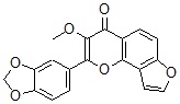 CAS 登录号：481-99-2， 2-(1,3-苯并二氧戊环-5-基)-3-甲氧基-吡喃并[6,5-e][1]苯并呋喃-4-酮