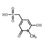 CAS#: 481668-55-7, (6-Hydroxy-1-Methyl-2-Oxo-1,2-Dihydro-4-Pyridinyl)Methanesulfonic Acid