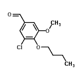 CAS#: 483316-01-4, 4-Butoxy-3-Chloro-5-Methoxybenzaldehyde