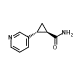 CAS#: 484654-41-3, (1R,2R)-2-(3-Pyridinyl)Cyclopropanecarboxamide
