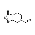 CAS#: 485402-45-7, 1,4,6,7-Tetrahydro-5H-[1,2,3]Triazolo[4,5-c]Pyridine-5-Carbaldehyde