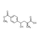 CAS 登录号：485817-71-8， 4-羟基-4-[4-(甲氧羰基)苯基]-2-亚甲基丁酸