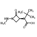 CAS 登录号：485831-53-6， [(3S)-1-(甲基氨基)-2-氧代-3-氮杂环丁基](2-甲基-2-丙基)氨基甲酸