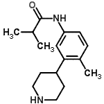 CAS 登录号：486451-46-1， 2-甲基-N-[4-甲基-3-(4-哌啶基)苯基]丙酰胺