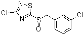CAS#: 486997-74-4, 3-Chloro-5-[(3-Chlorobenzyl)Sulfinyl]-1,2,4-Thiadiazole