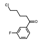 CAS 登录号：487058-73-1， 5-氯-1-(3-氟苯基)-1-戊酮