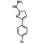 CAS 登录号：4871-22-1， 4-(4-溴苯基)-2-肼基-1,3-噻唑