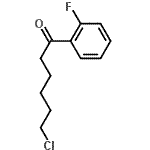 CAS 登录号：488098-59-5， 6-氯-1-(2-氟苯基)-1-己酮