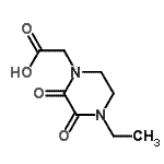 CAS#: 488846-73-7, 2-(4-Ethyl-2,3-Dioxo-Piperazin-1-Yl)Acetic Acid