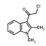 CAS#: 489425-25-4, 2-Chloro-1-(1,2-Dimethyl-1H-Indol-3-Yl)Ethanone
