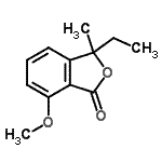 CAS 登录号：490024-40-3， 3-乙基-7-甲氧基-3-甲基-2-苯并呋喃-1(3H)-酮