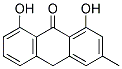 CAS 登录号：491-58-7， 1,8-二羟基-3-甲基蒽-9(10H)-酮