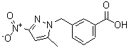 CAS#: 491831-82-4, 3-[(5-Methyl-3-Nitro-1H-Pyrazol-1-Yl)Methyl]Benzoic Acid