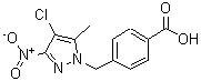 CAS#: 491831-83-5, 4-[(4-Chloro-5-Methyl-3-Nitro-1H-Pyrazol-1-Yl)Methyl]Benzoic Acid