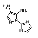 CAS 登录号：491872-67-4， 1-(1H-咪唑-2-基)-1H-吡唑-4,5-二胺