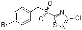 CAS#: 494763-24-5, 5-[(4-Bromobenzyl)Sulfonyl]-3-Chloro-1,2,4-Thiadiazole