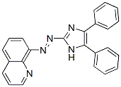 CAS 登录号：4948-87-2， 2-(8-喹啉基偶氮)-4,5-二苯基咪唑