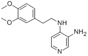 CAS 登录号：495-05-6， 4-[(3,4-二甲氧基苯乙基)氨基]吡啶-3-胺