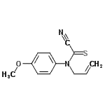 CAS 登录号：4953-51-9， 1-[烯丙基(氰基硫代甲酰)氨基]-4-甲氧基苯