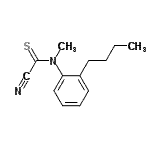 CAS 登录号：4953-91-7， 1-丁基-2-[(氰基硫代甲酰)(甲基)氨基]苯
