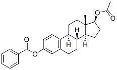 CAS 登录号：4954-17-0， 雌甾-1,3,5(10)-三烯-3,17beta-二醇 17-乙酸酯 3-苯甲酸酯