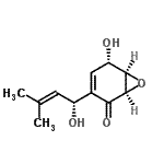 CAS#: 495401-17-7, (1R,5S,6R)-5-Hydroxy-3-[(1R)-1-Hydroxy-3-Methyl-2-Buten-1-Yl]-7-Oxabicyclo[4.1.0]Hept-3-En-2-One