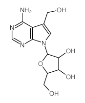 CAS#: 49558-38-5, 4-Amino-7-beta-D-Ribofuranosyl-7H-Pyrrolo[2,3-d]Pyrimidine-5-Methanol