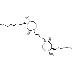 CAS#: 49620-03-3, (4R)-4-Heptyl-5-Methyl-1-{4-[(4R)-5-Methyl-2-Oxo-4-Pentyl-1,5-Diazocan-1-Yl]Butyl}-1,5-Diazocan-2-One