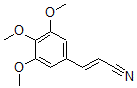 CAS 登录号：49621-49-0， 3-(3,4,5-三甲氧基苯基)-2-丙烯腈