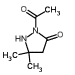 CAS 登录号：49629-18-7， 2-乙酰基-5,5-二甲基-3-吡唑烷酮