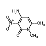 CAS#: 4966-94-3, 4-Amino-1,6-Dimethyl-3-Nitro-2(1H)-Pyridinone