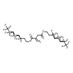 CAS#: 49676-56-4, Bis(3,3,4,4,5,5,6,6,7,7,8,8,8-Tridecafluorooctyl) 2-Methylenesuccinate