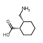 CAS 登录号：496811-11-1， (1S,2R)-2-(氨基甲基)环己烷羧酸