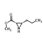 CAS 登录号：497238-02-5， 甲基(2S,3S)-3-丙基-2-氮丙啶羧酸酯