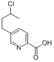 CAS#: 49751-46-4, 5-(3-Chlorobutyl)Pyridine-2-Carboxylic Acid