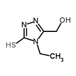 CAS#: 497854-97-4, (4-Ethyl-5-Sulfanyl-4H-1,2,4-Triazol-3-Yl)Methanol
