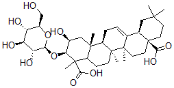 CAS 登录号：49792-23-6， 苜蓿酸-3-O-吡喃葡萄糖苷