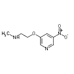CAS#: 497949-10-7, N-Methyl-2-[(5-Nitro-3-Pyridinyl)Oxy]Ethanamine