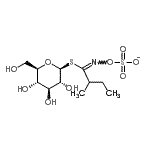 CAS 登录号：499-24-1， 1-S-[(1E)-2-甲基-N-(磺酸氧基)琥珀酰亚胺基]-1-硫代-beta-D-吡喃葡萄糖
