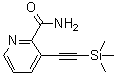 CAS 登录号：499193-54-3， 3-[(三甲基硅烷基)乙炔基]-2-吡啶甲酰胺