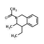 CAS#: 499196-14-4, 1-(4-Ethyl-3-Methyl-3,4-Dihydro-2(1H)-Isoquinolinyl)Ethanone