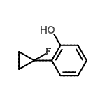 CAS#: 499234-78-5, 2-(1-Fluorocyclopropyl)Phenol