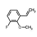 CAS#: 499235-07-3, 1-Fluoro-2-Methoxy-3-Vinylbenzene