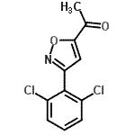CAS 登录号：499771-12-9， 1-[3-(2,6-二氯苯基)-1,2-恶唑-5-基]乙酮