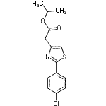 CAS#: 499771-13-0, Isopropyl [2-(4-Chlorophenyl)-1,3-Thiazol-4-Yl]Acetate